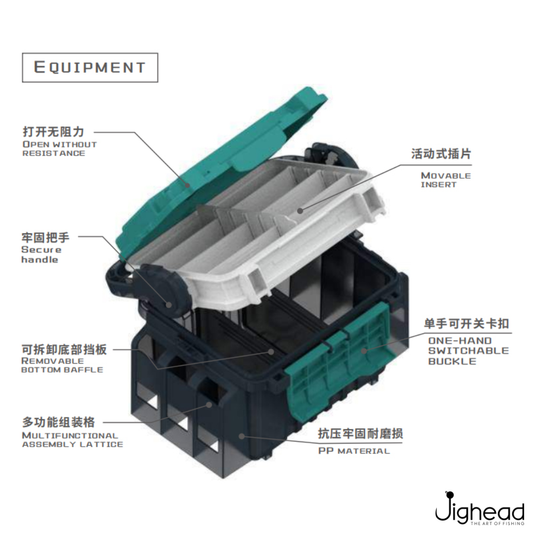 Mebao MB-705 Double Layer Design Multi-function Lure Box