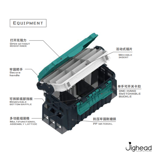 Mebao MB-707 Double Layer Design Multi-function Lure Box