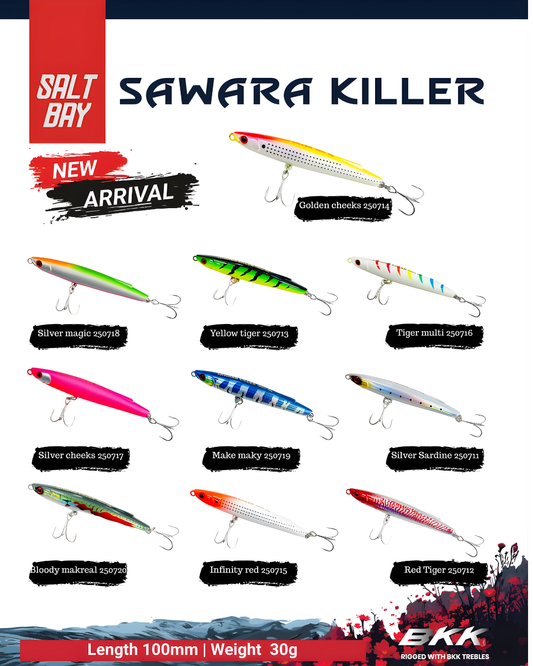 Salt Bay Sawara Killer |100mm| 30g