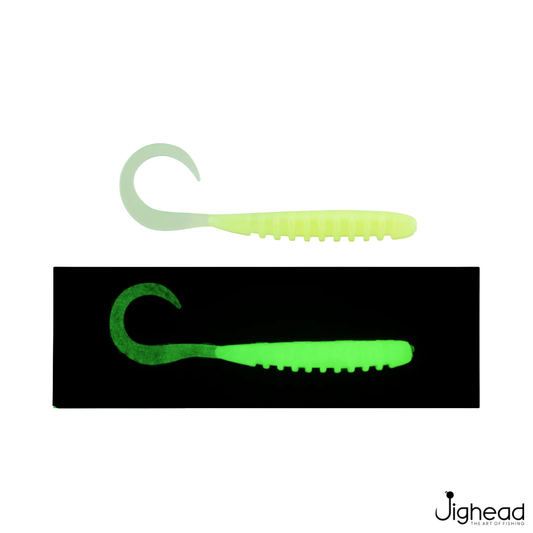 Jackall Tide Curly Soft Bait | 2inch | 8pcs