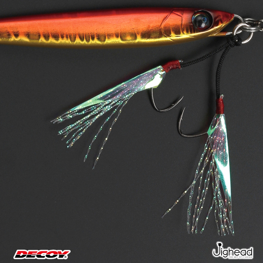 Decoy DJ-96 Fiber Light Game Twin Assist Hook | #6-#2