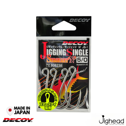 Decoy JS-1 Jigging Single Sergent N | 1/0-#8/0