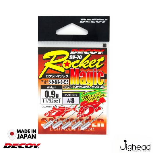 Decoy SV-70 Rocket Magic Jighead | #8-#6 | 1.8g-3.5g
