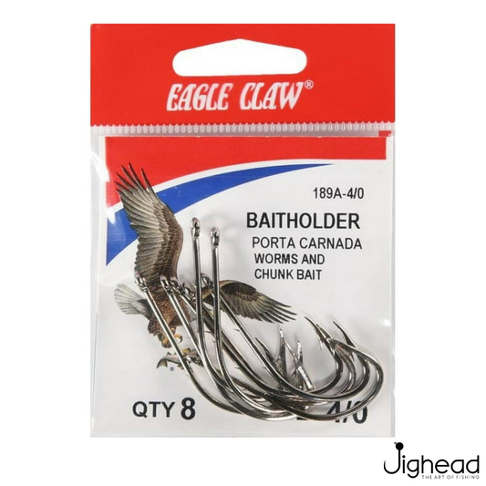 Eagle Claw Bait Holder Offset Hook | #1-4/0