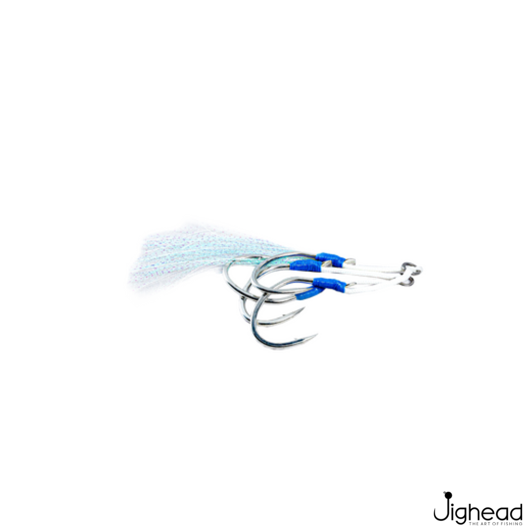 LuresFactory Underground Assist Hooks Slow Jigs | hook size 1/0, 2/0, 3/0, 4/0 | 2pcs/pkt