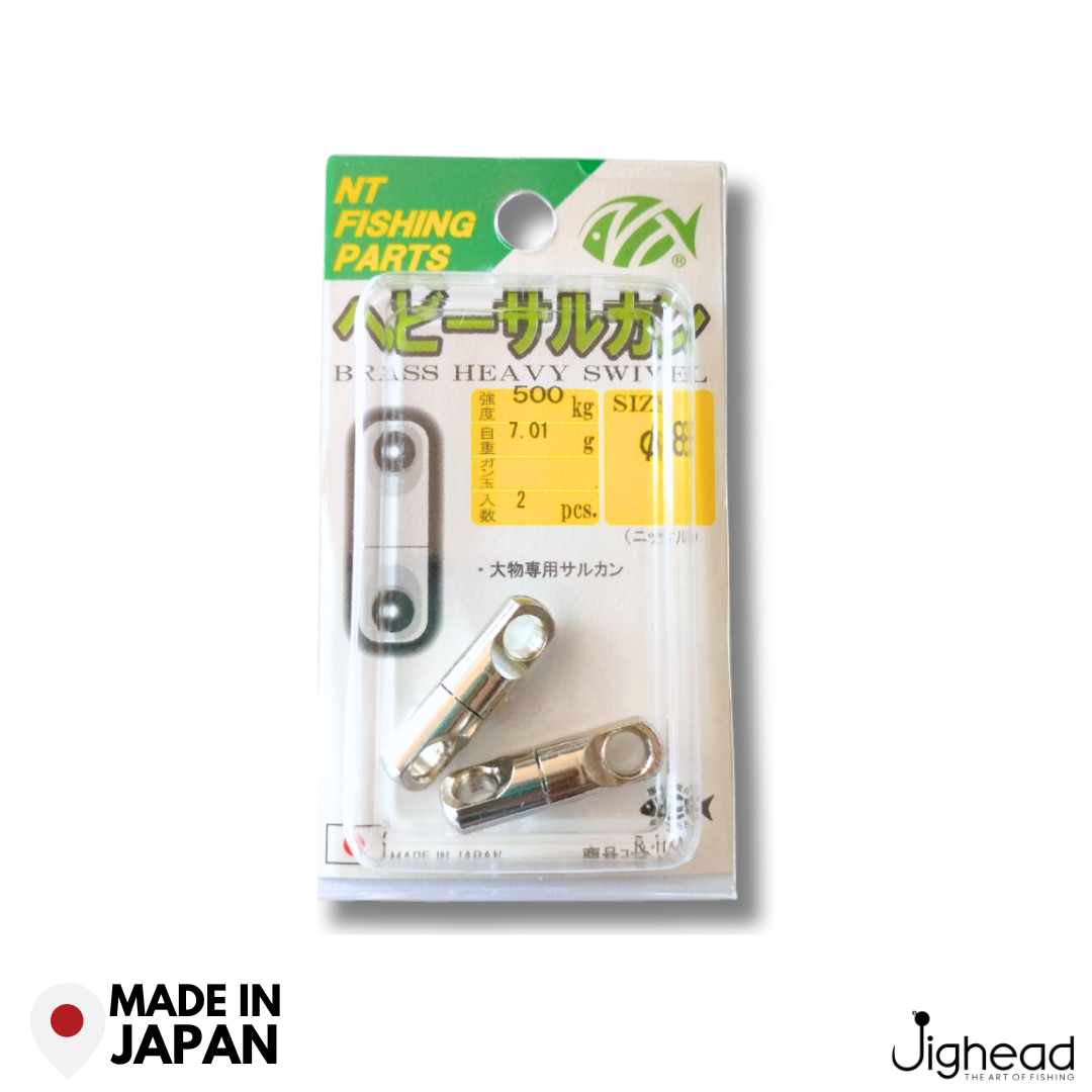 NT Brass Heavy Swivel | Size:2 and 4 | 2pcs | Nickel