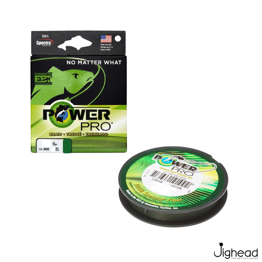 Buy PowerPro Braided 300 Yards, 30 lb spool Fishing Line - Moss Green  online