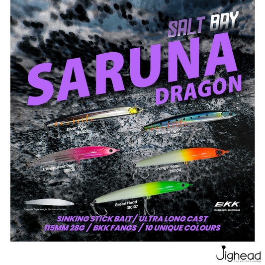 Salt Bay Saruna Dragon Sinking Stick Bait |115mm | 28g