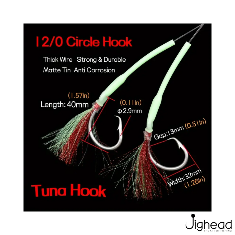 Hand Tied Deep Sea  Hapuka Groper Cod Rig