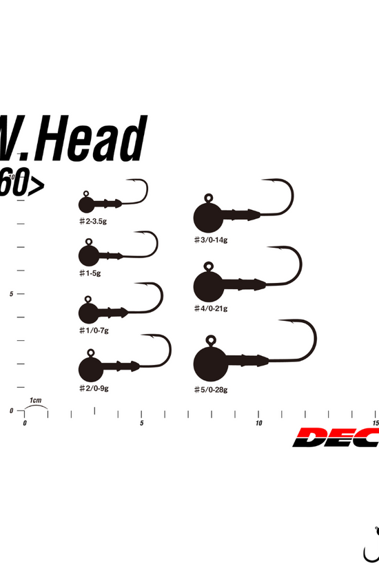 Decoy SV-60 S.W Head | #2-#3/0 | 3.5g-14g
