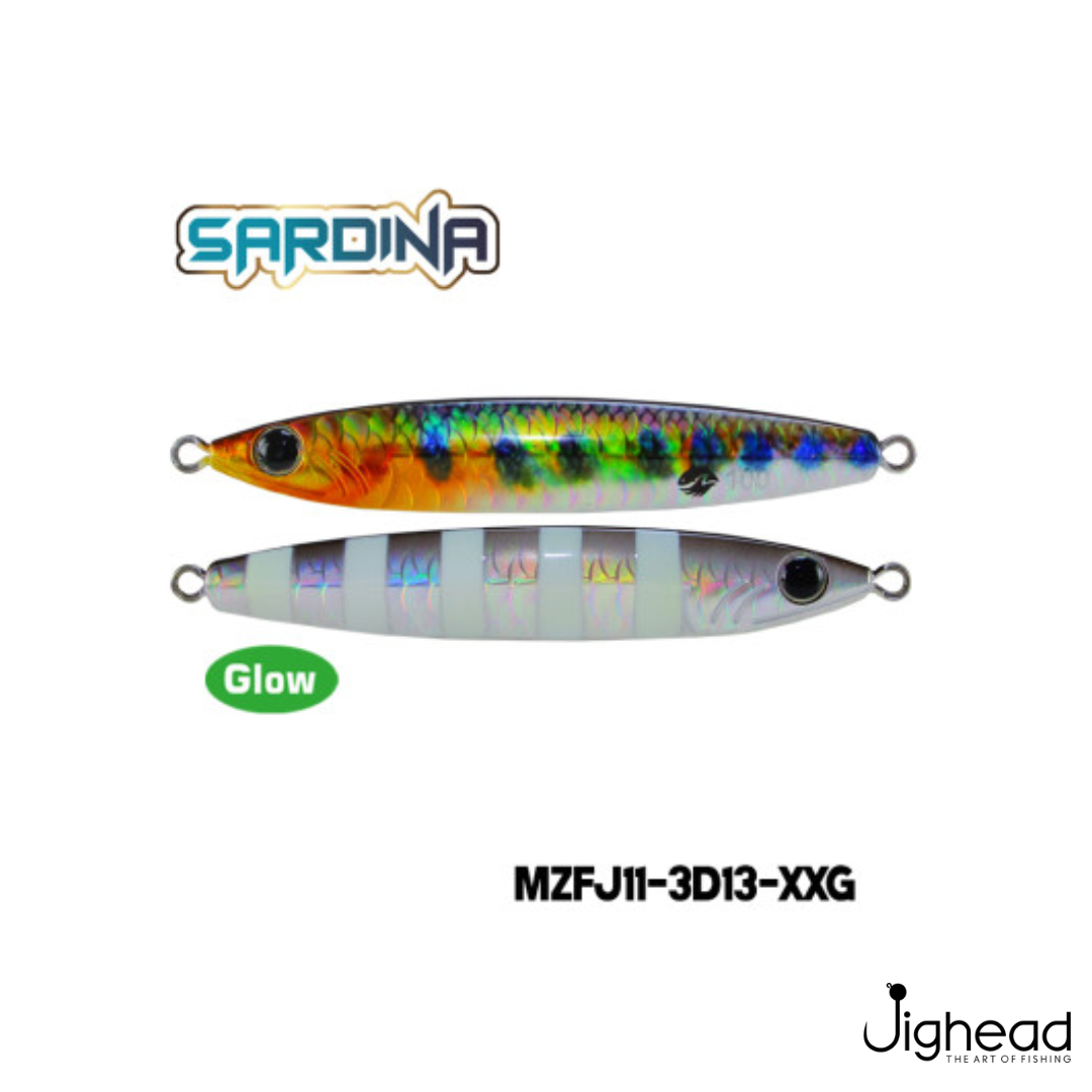 MAZUZEE Sardina Two Face 3D jigs 40g-100g