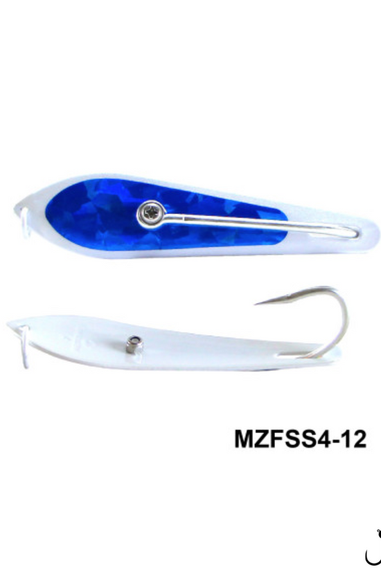 Mazuzee Fishing Spoon with Single Hooks - (Size: 4)