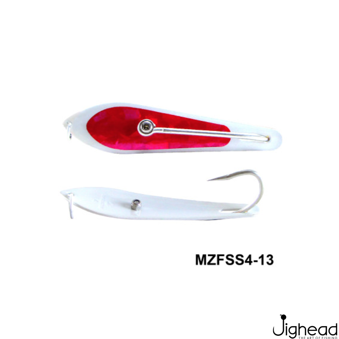 Mazuzee Fishing Spoon with Single Hooks - (Size: 4)