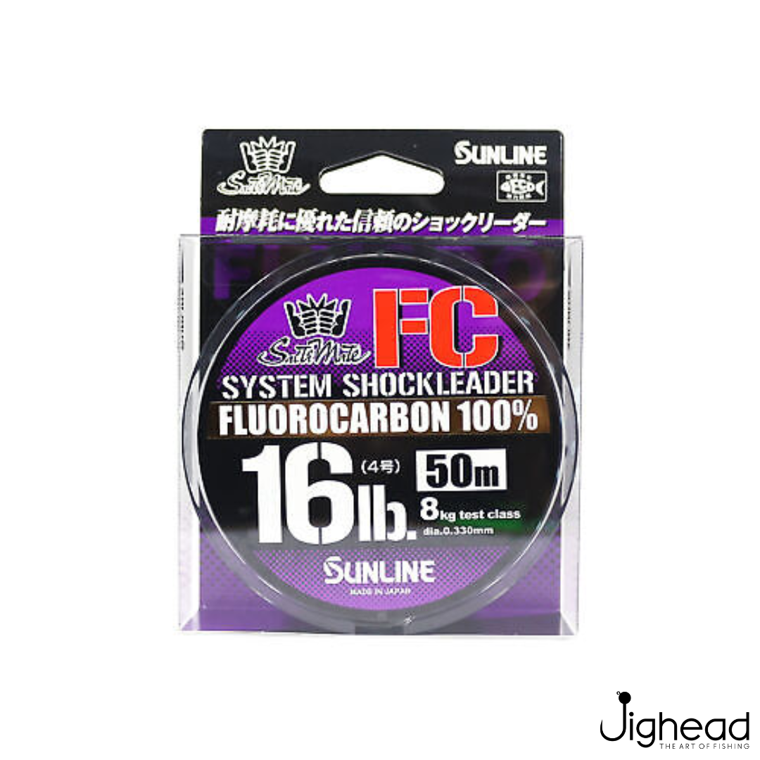 Fil Fluorocarbone Sunline SV-1 System Shock – 50 M, 12 Lb, Diam. 0.285 Mm – Rose