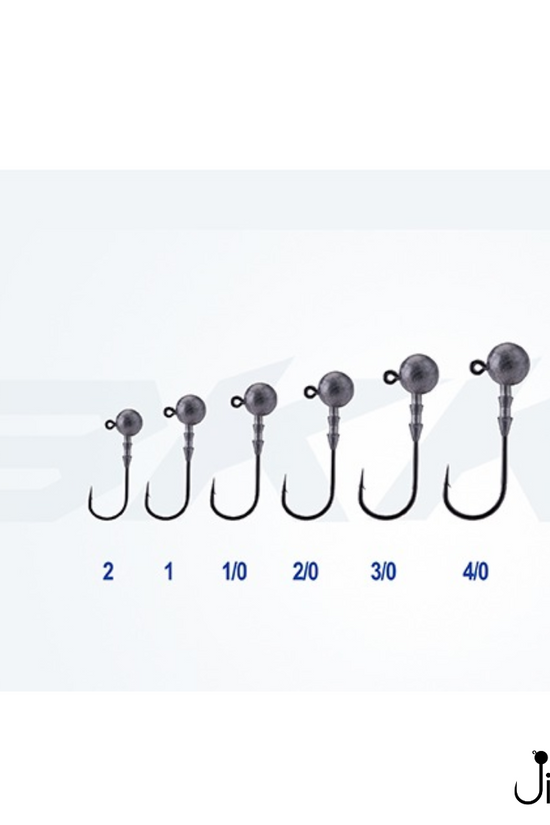 BKK Silent Chaser 2X Round Head Jighead | Size:1/0-3/0