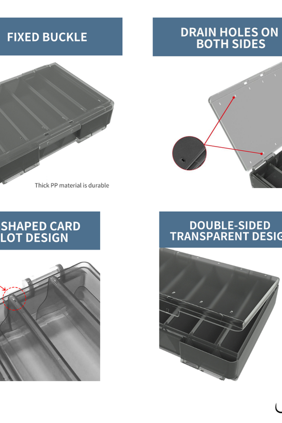 Mebao MBD4-0206 Double-sided Tackle Box