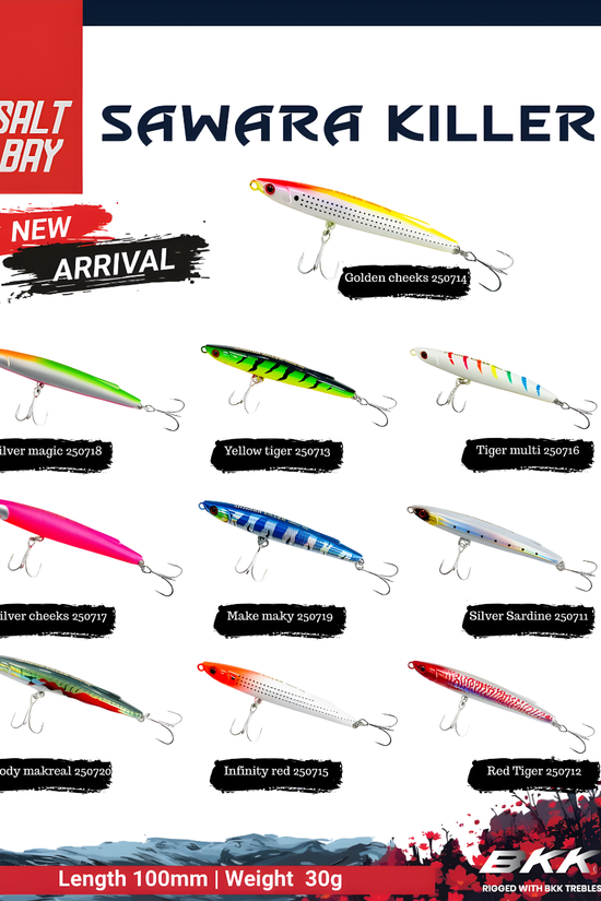 Salt Bay Sawara Killer |100mm| 30g