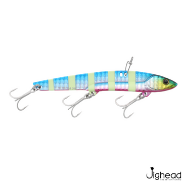 Blue Pink Glow Stripe