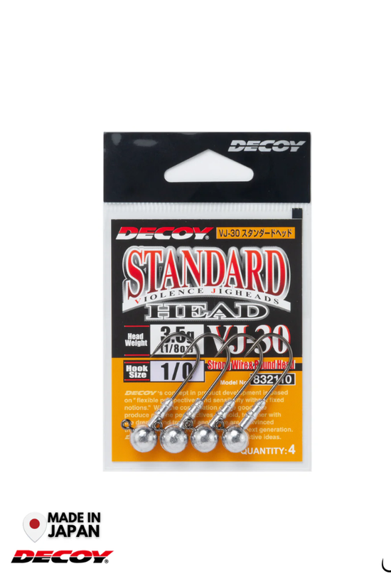 Decoy VJ-30 Standard Head Jighead | #1/0-#3/0