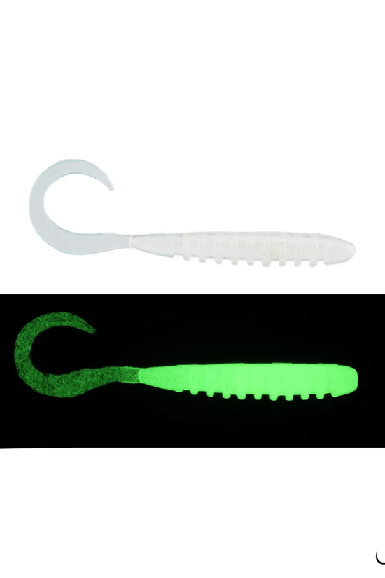 Jackall Tide Curly Soft Bait | 2inch | 8pcs