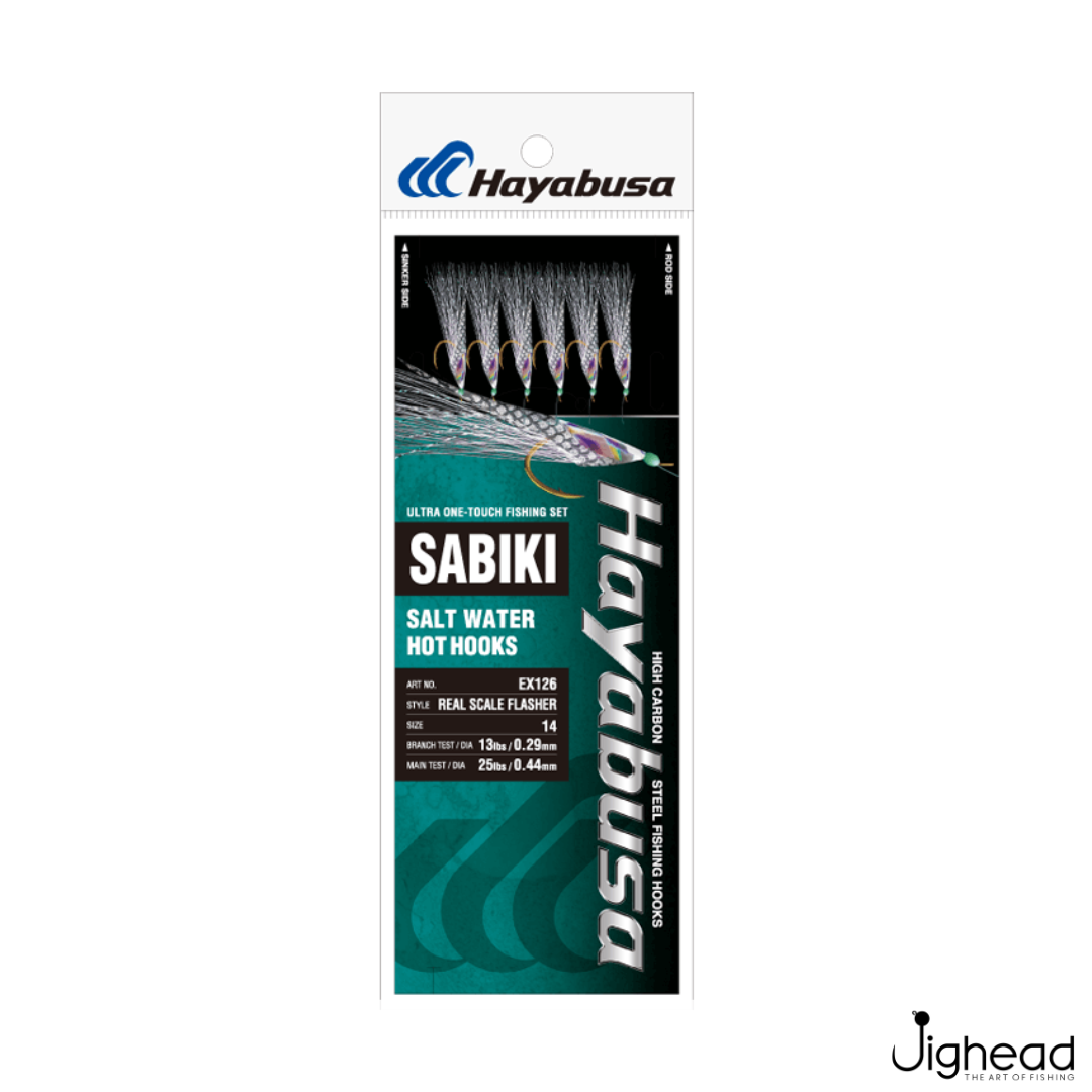 Hayabusa Real Scale Flasher Sabiki | Size:-16-14