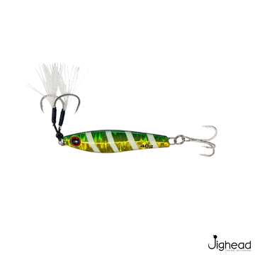 Green silver stripe
