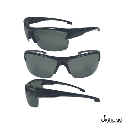Sensation Slick Black Lens Polarized Sunglasses