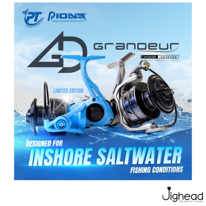 Pioneer Grandeur Inshore Saltwater Spinning Reel |GRD3000 - GRD4000