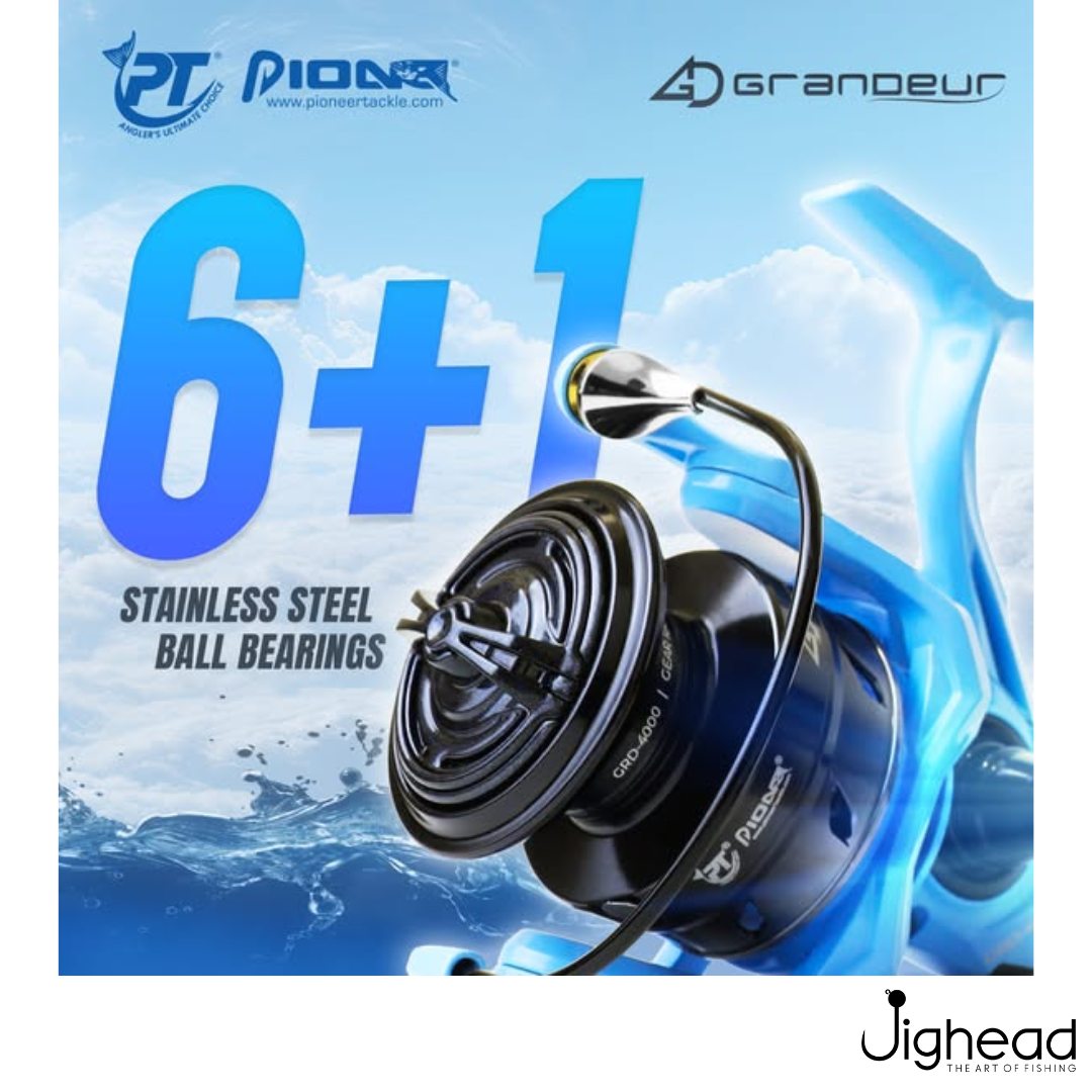 Pioneer Grandeur Inshore Saltwater Spinning Reel |GRD3000 - GRD4000