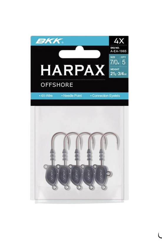 BKK Harpax Offshore Jigheads |3/0-9/0