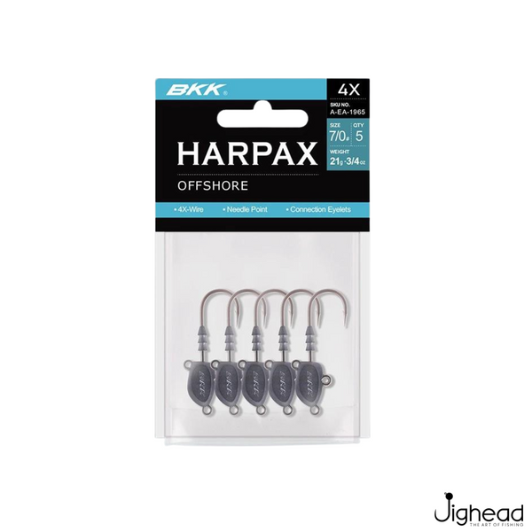 BKK Harpax Offshore Jigheads |3/0-9/0