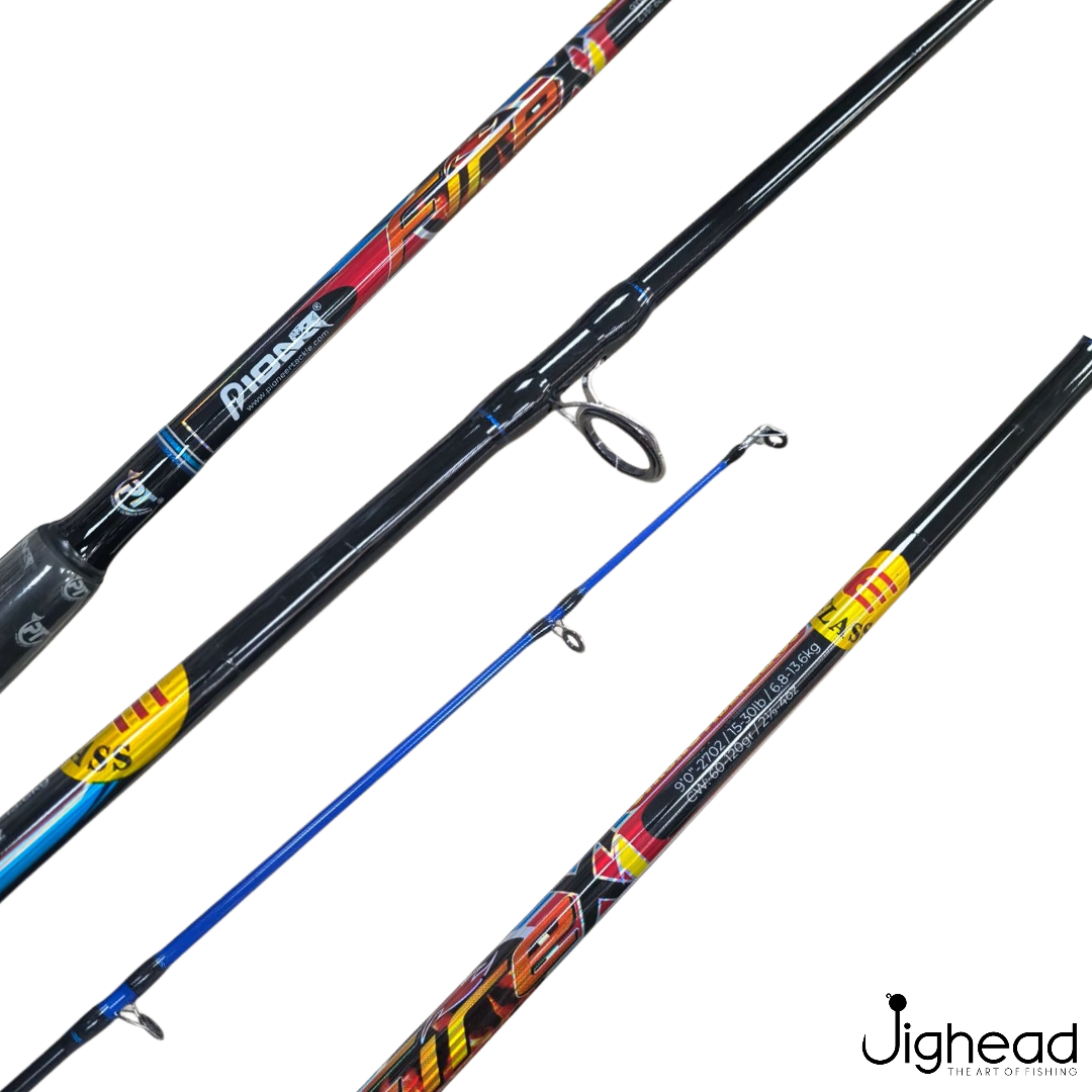 Pioneer Fire XI E- Glass Strong Fiber Spinning Rod | 8ft-9ft