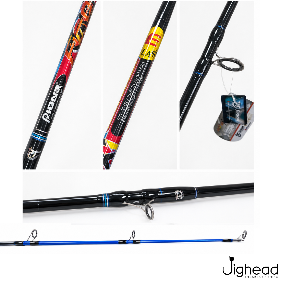 Pioneer Fire XI E- Glass Strong Fiber Spinning Rod | 8ft-9ft