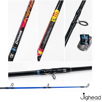 Pioneer Fire XI E- Glass Strong Fiber Spinning Rod | 8ft-9ft