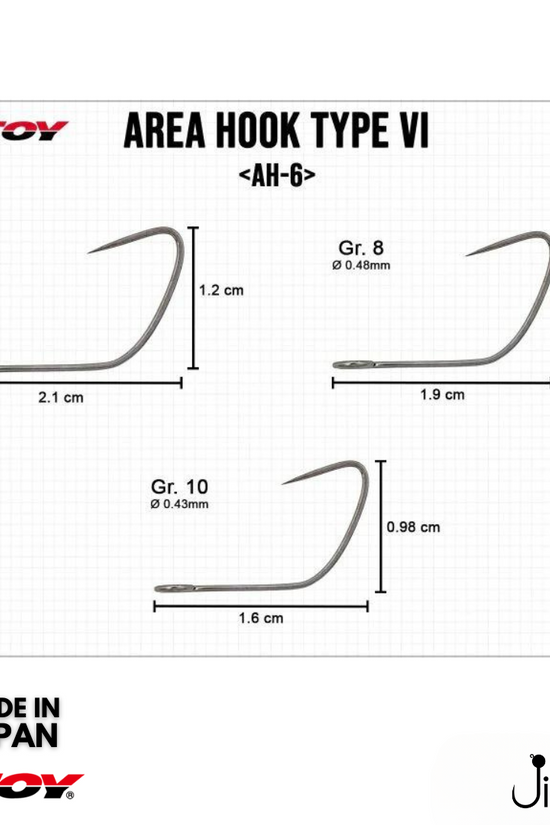 Decoy AH-6 Area Hook Type VI Spic | #10-#6