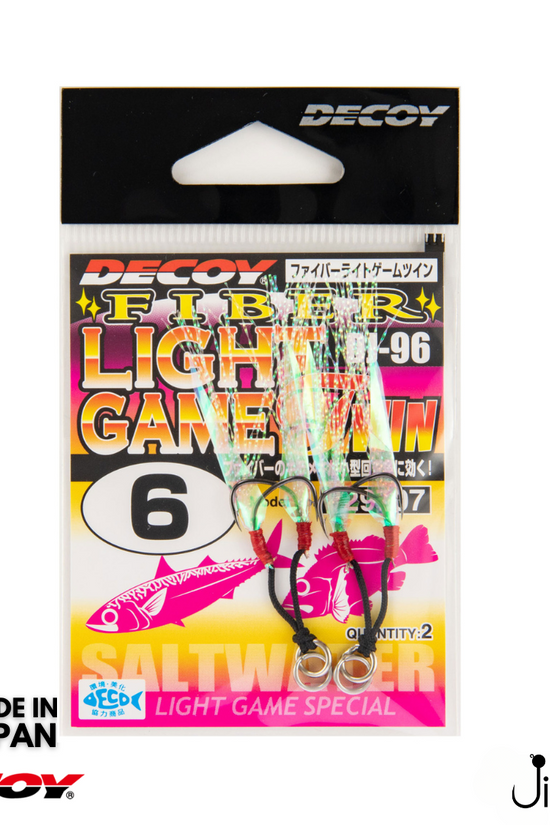 Decoy DJ-96 Fiber Light Game Twin Assist Hook | #6-#2