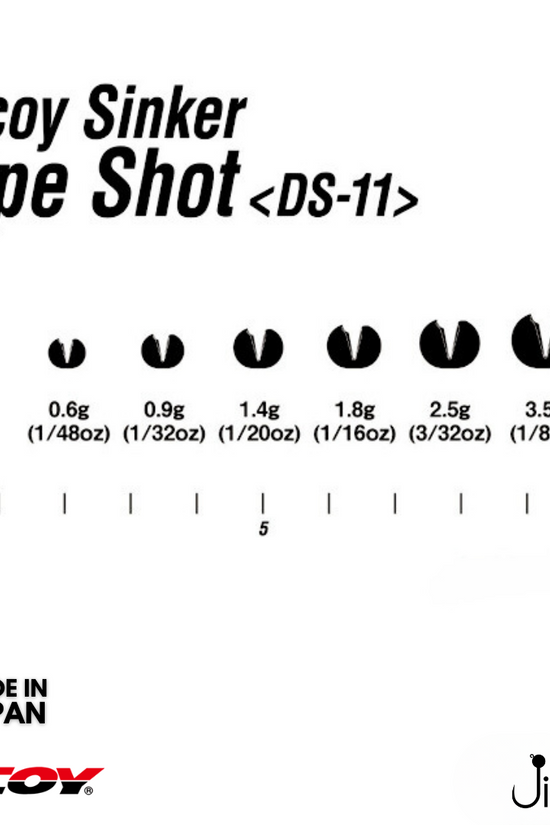 Decoy DS-11 Sinker Type Shot | 1.8g-3.5g
