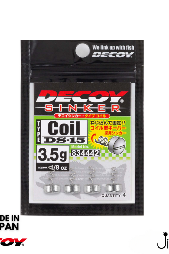 Decoy DS-15 Sinker Type Coil | 2.5g-5g