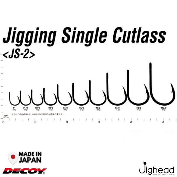 Decoy JS-2 Jigging Single Cutlass | #1-#10/0