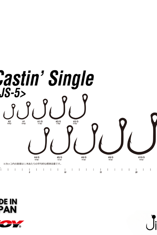 Decoy JS-5 Casting Single Hook | #2-#10/0