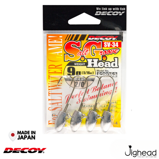 Decoy SV-34 S.G. Head | #1/0-#4/0 | 7g-21g