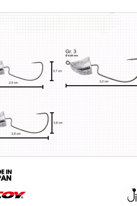 Decoy SV-38  Violence Jighead| #3-#6 | 1.8g-3.5g