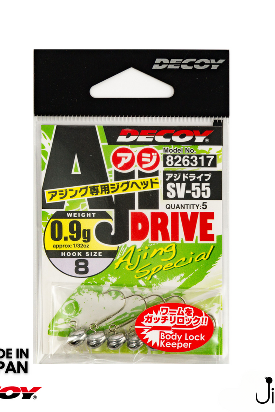 Decoy SV-55 Aji Drive Jighead  | #8 | 1.8g