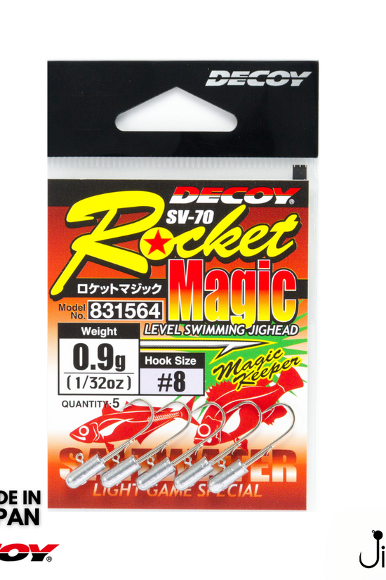 Decoy SV-70 Rocket Magic Jighead | #8-#6 | 1.8g-3.5g