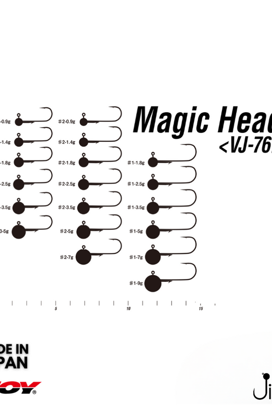 Decoy VJ-76 Magic Head | #3-#2 | 2.5g-7g