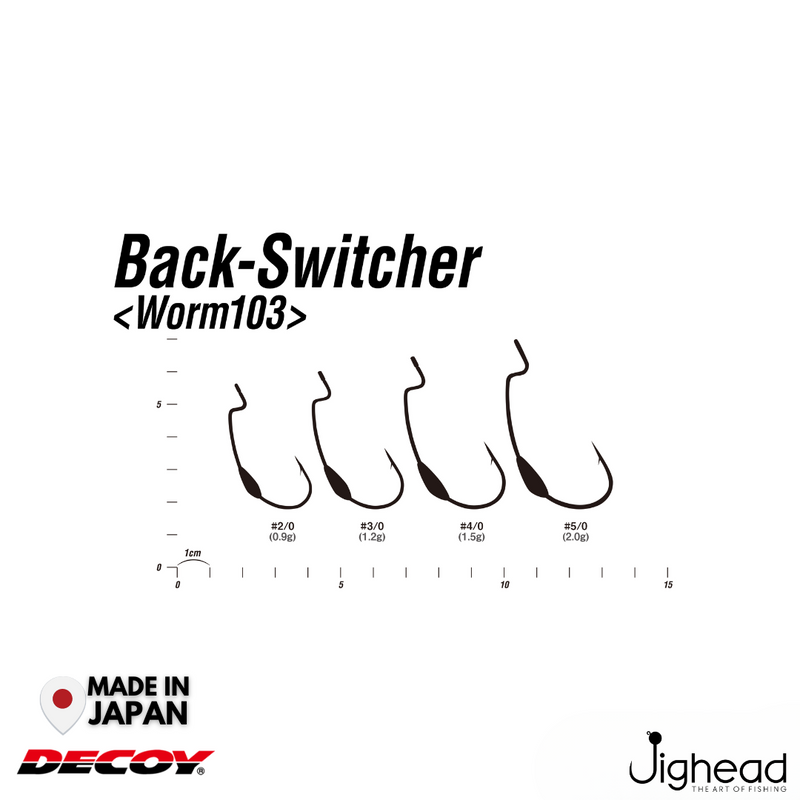 Decoy Worm-103 Back Switcher Hook | #2/0-#5/0