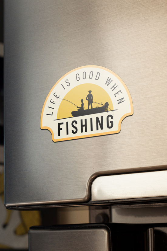 Wave Theory | Life Is Good | Fridge Magnet