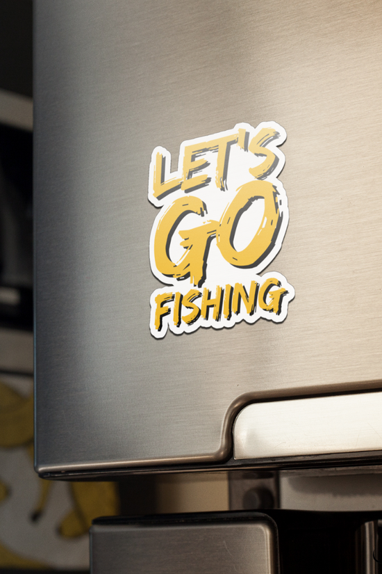 Wave Theory | Let's Go Fishing | Fridge Magnet