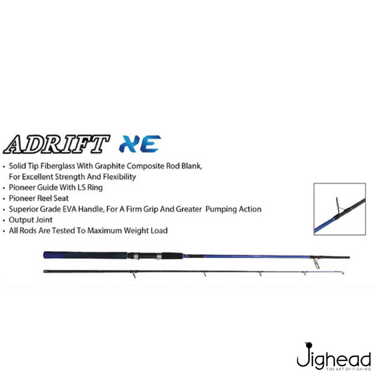 Pioneer Adrift XE Solid Tip 7ft-8ft Spinning Rod