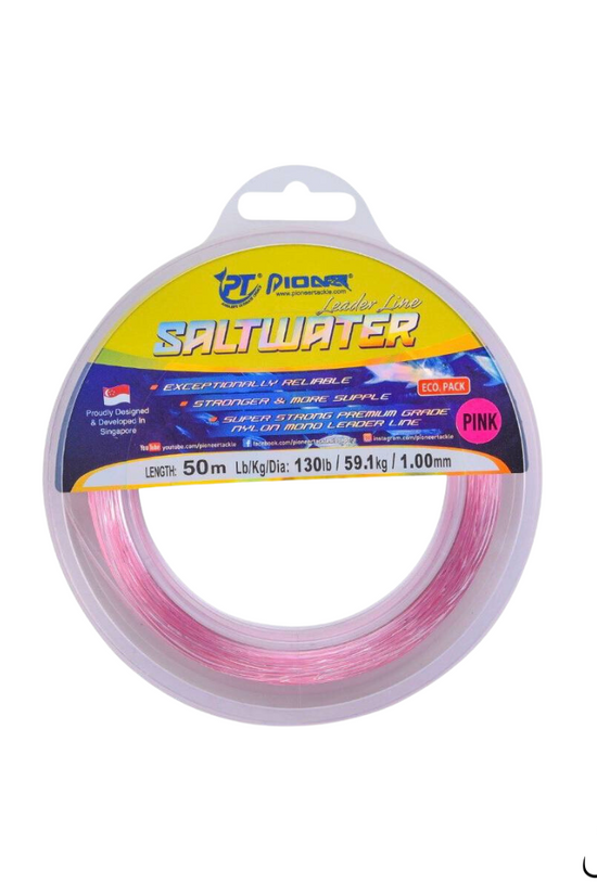 Pioneer Saltwater ECO Leader Line | 50M | 20lb -60lb